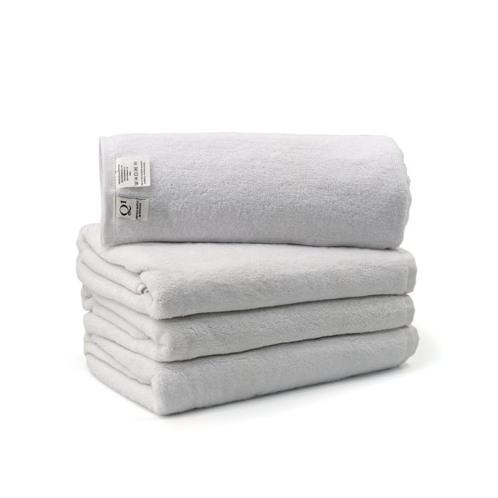 White Terry Bath Towel - Image 1